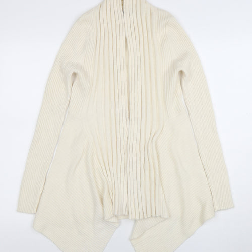 Fenn Wright Manson Women's Ivory Angora Knit Open Cardigan UK 12