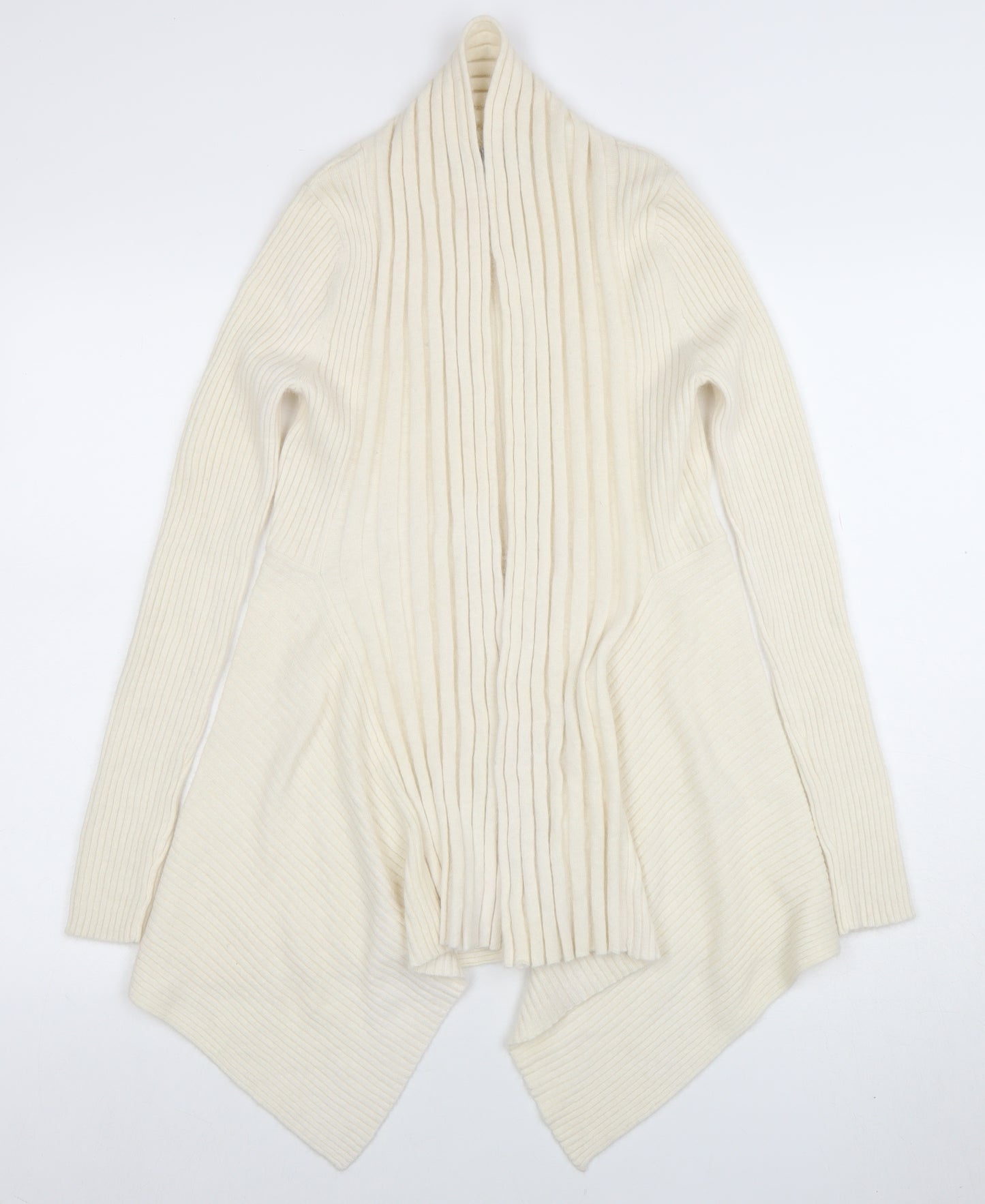 Fenn Wright Manson Women's Ivory Angora Knit Open Cardigan UK 12