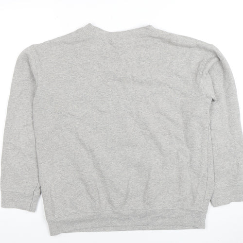 Topshop Petite Women's Grey Mickey Mouse Sweatshirt UK 8