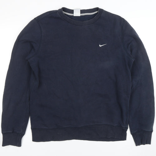 Nike Men's Blue Crew Neck Pullover Sweatshirt M