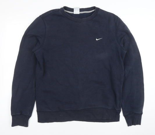 Nike Men's Blue Crew Neck Pullover Sweatshirt M