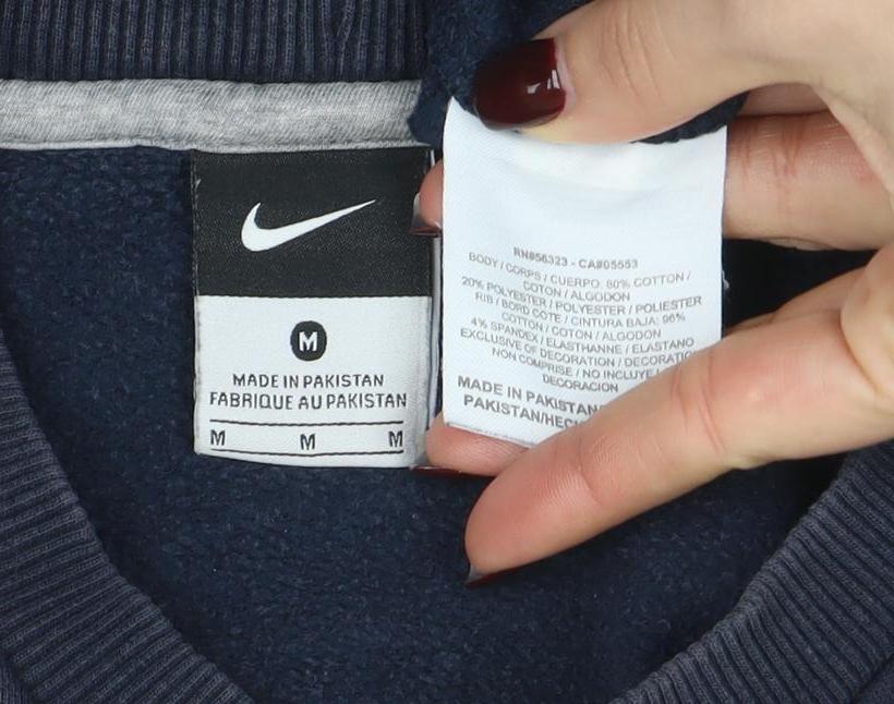 Nike Men's Blue Crew Neck Pullover Sweatshirt M