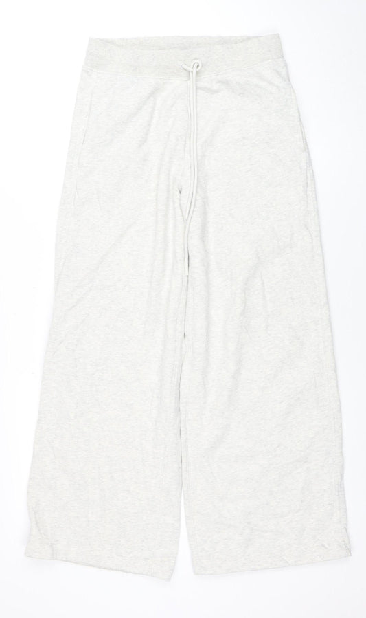 Marks and Spencer Womens Grey Size 10 Regular Fit Jersey Sweatpants