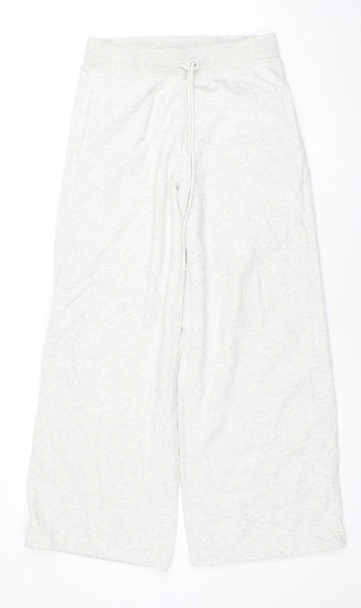 Marks and Spencer Womens Grey Size 10 Regular Fit Jersey Sweatpants