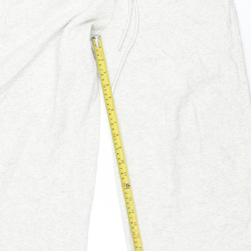 Marks and Spencer Womens Grey Size 10 Regular Fit Jersey Sweatpants