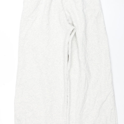 Marks and Spencer Womens Grey Size 10 Regular Fit Jersey Sweatpants