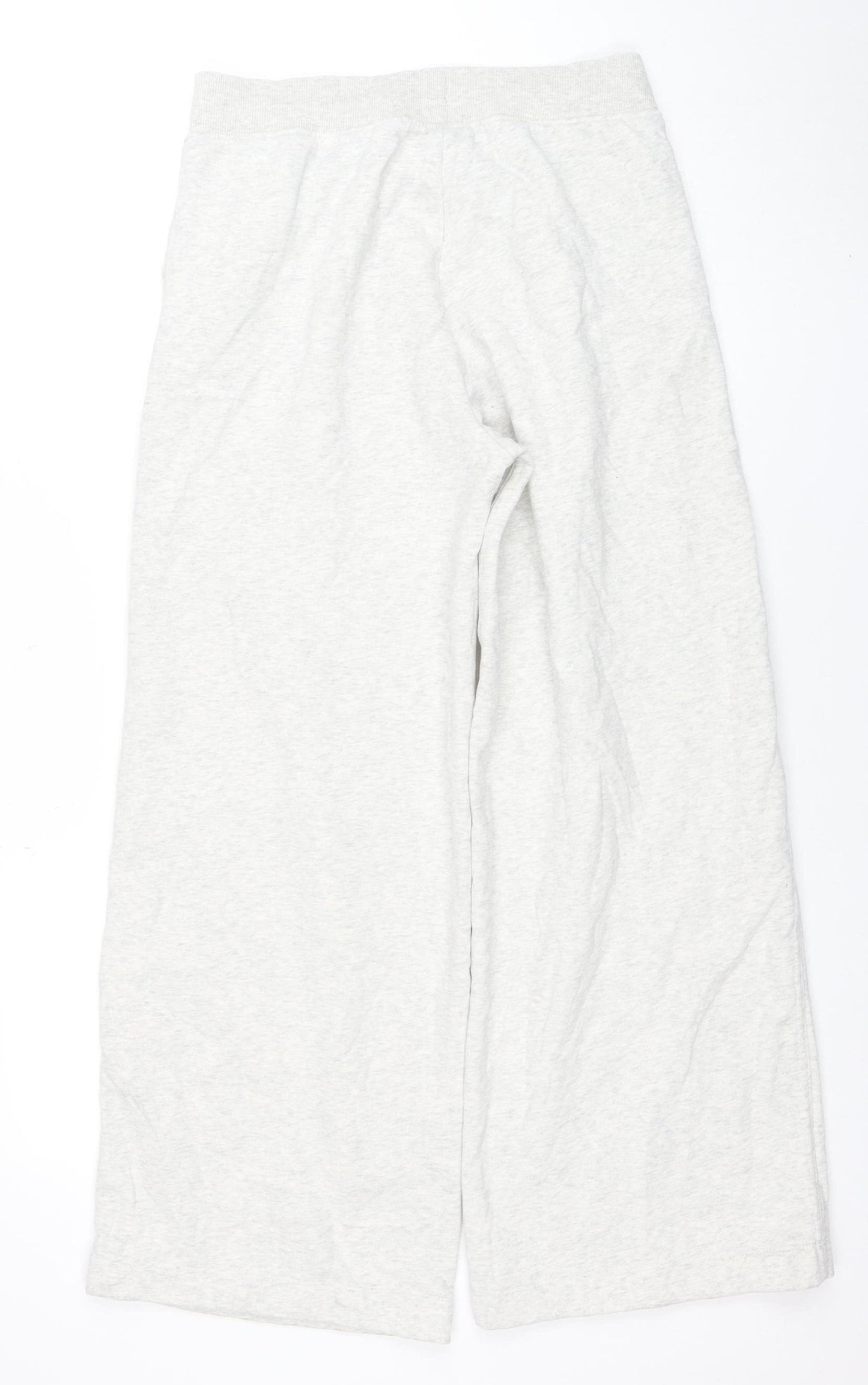 Marks and Spencer Womens Grey Size 10 Regular Fit Jersey Sweatpants