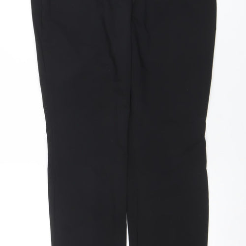 H&M Womens Black Slim Fit Stretch Trousers Size 14