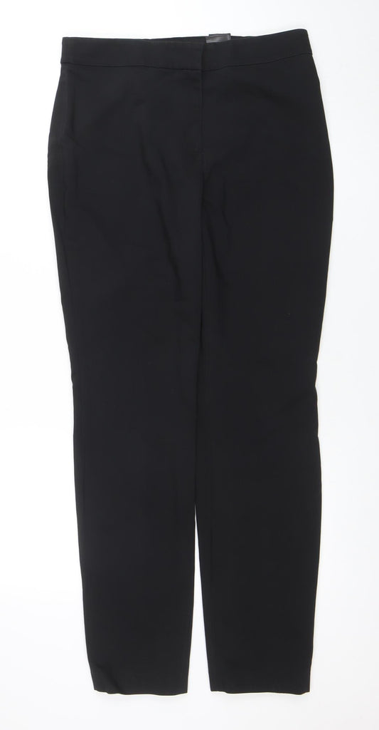 H&M Womens Black Slim Fit Stretch Trousers Size 14