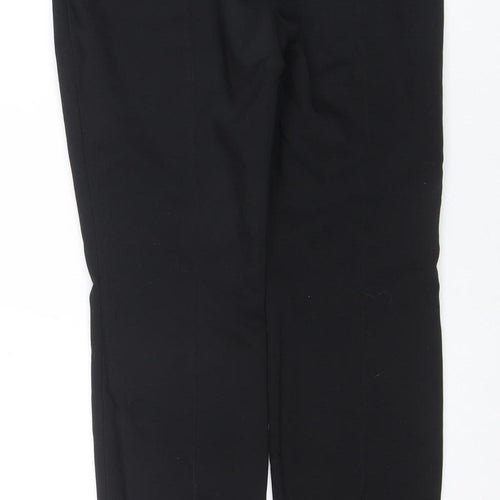 H&M Womens Black Slim Fit Stretch Trousers Size 14