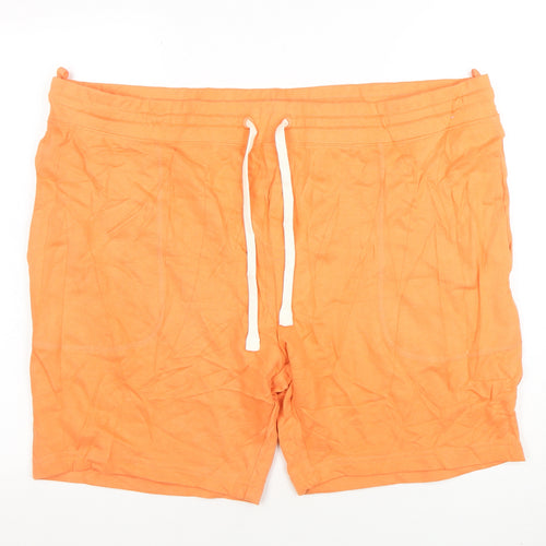Marks and Spencer Men's Orange 3XL Jersey Sweat Shorts