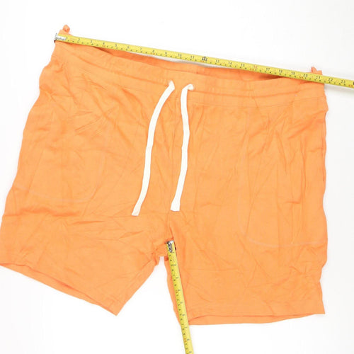 Marks and Spencer Men's Orange 3XL Jersey Sweat Shorts