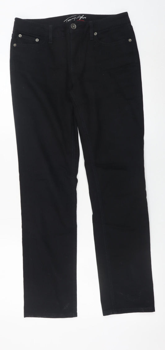 Tommy Hilfiger Women’s Black Slim Straight Jeans Size 10 28/30