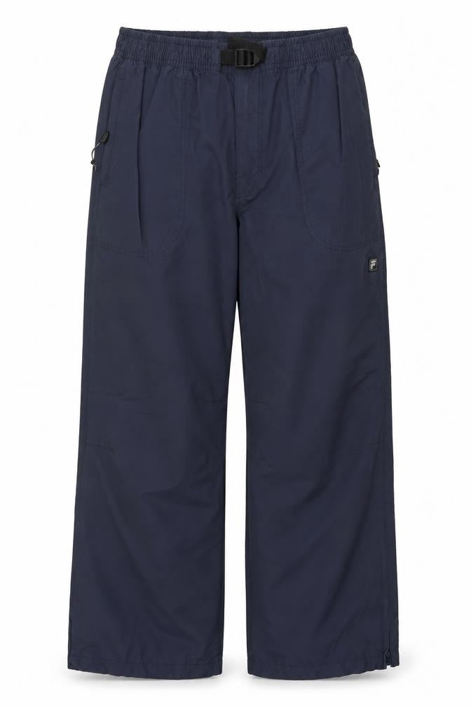 Fila Mens Blue Cargo Trousers L Lightweight Elastic Waist