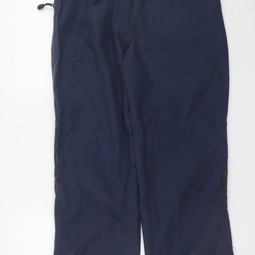 Fila Mens Blue Cargo Trousers L Lightweight Elastic Waist