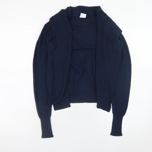 Vero Moda Women's Blue Knit Long Sleeve Open Cardigan XS