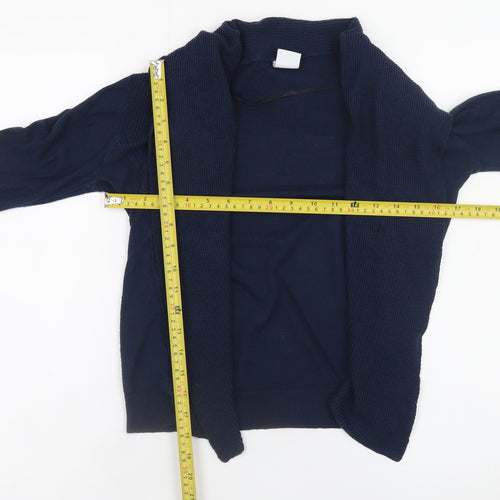 Vero Moda Women's Blue Knit Long Sleeve Open Cardigan XS