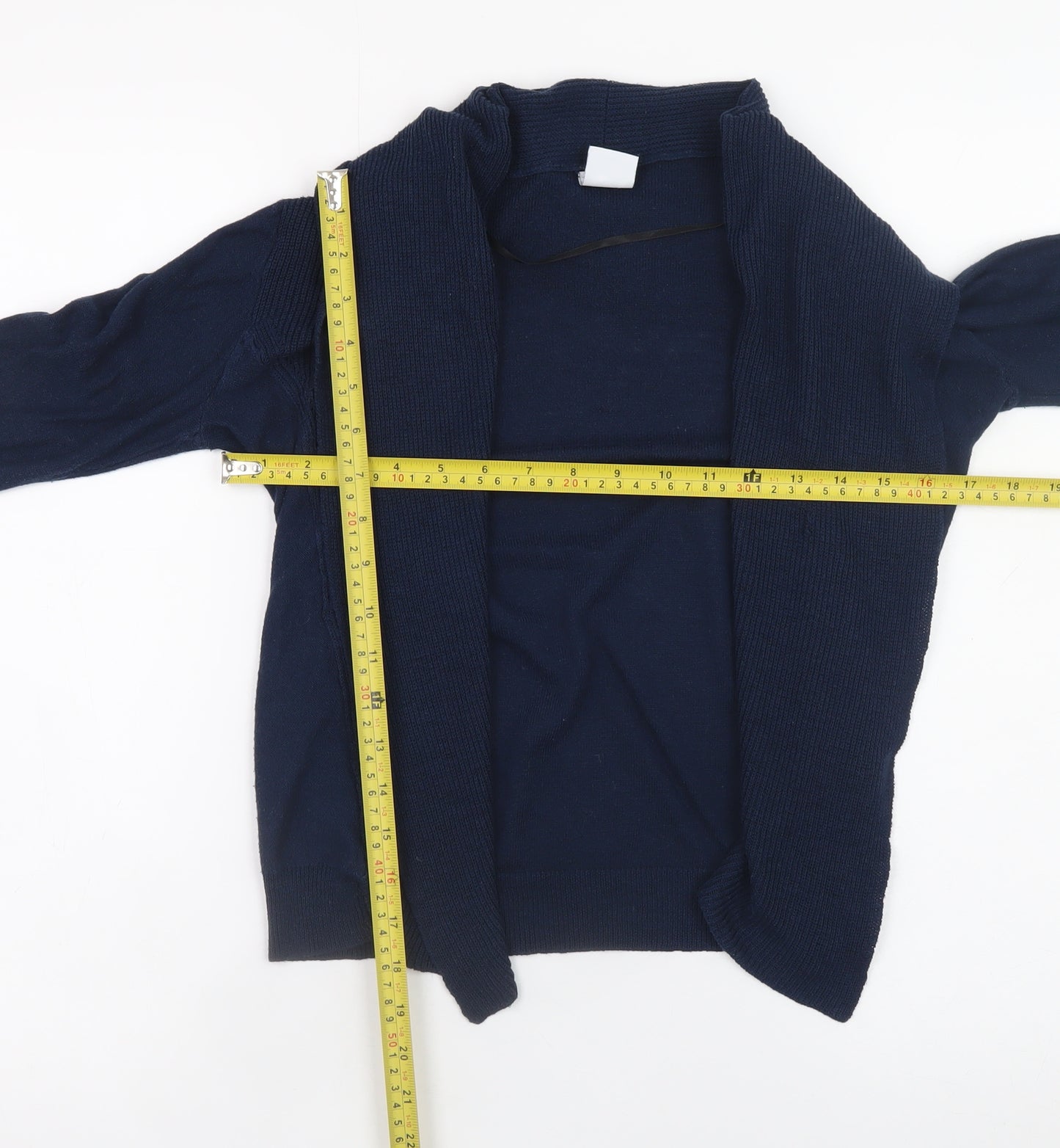Vero Moda Women's Blue Knit Long Sleeve Open Cardigan XS