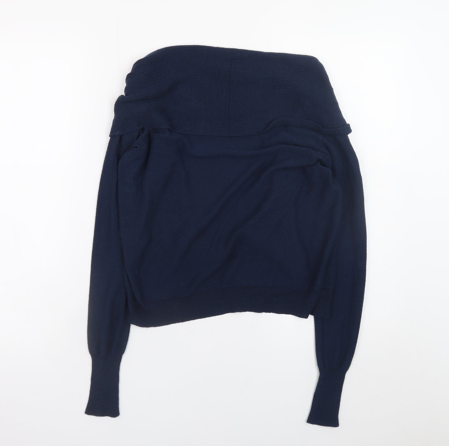Vero Moda Women's Blue Knit Long Sleeve Open Cardigan XS