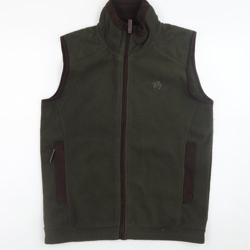 Rydale Mens Green Fleece Bodywarmer XS Outdoor Waistcoat