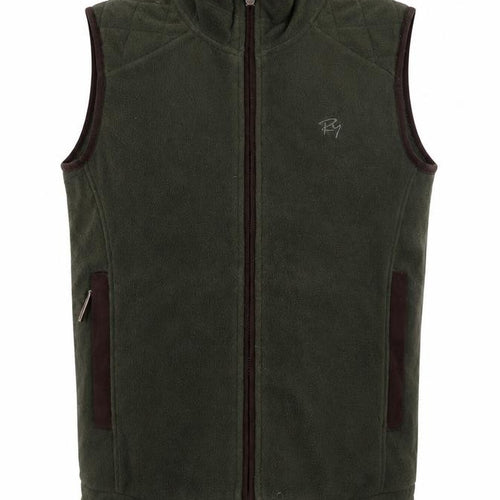 Rydale Mens Green Fleece Bodywarmer XS Outdoor Waistcoat