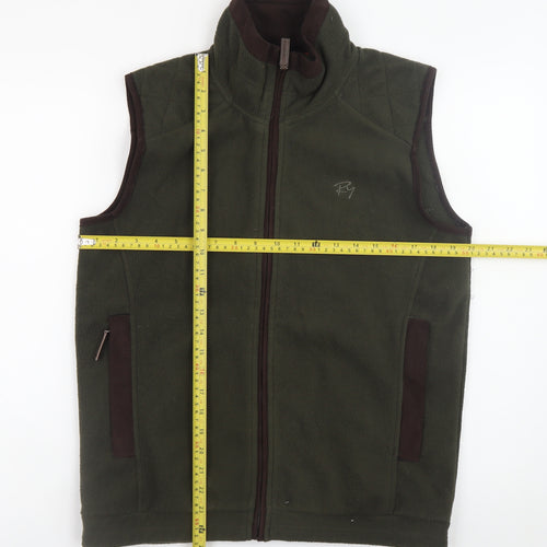 Rydale Mens Green Fleece Bodywarmer XS Outdoor Waistcoat