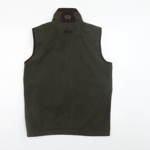 Rydale Mens Green Fleece Bodywarmer XS Outdoor Waistcoat