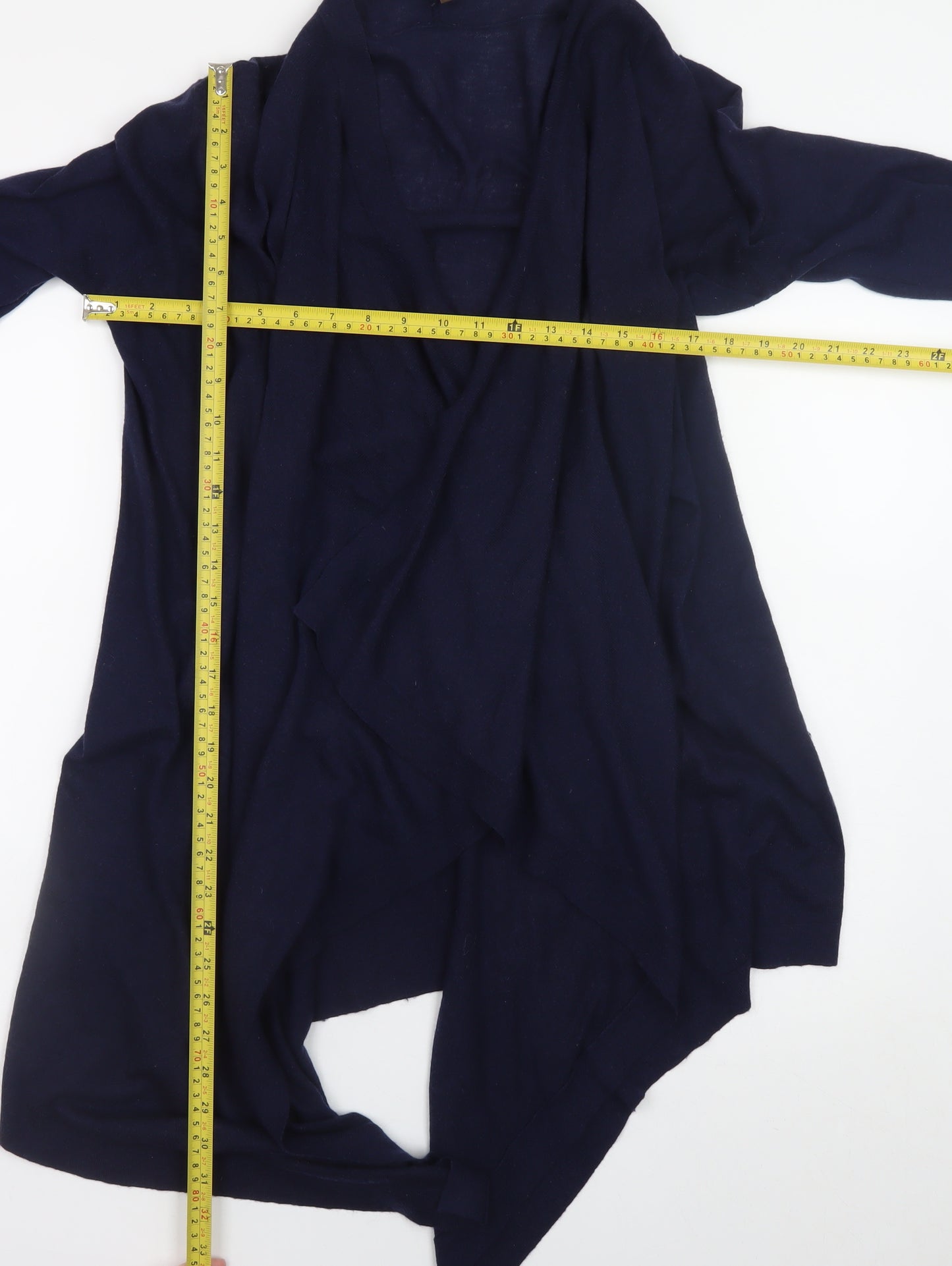 Phase Eight Women's Blue Long Sleeve Open Cardigan Size 12