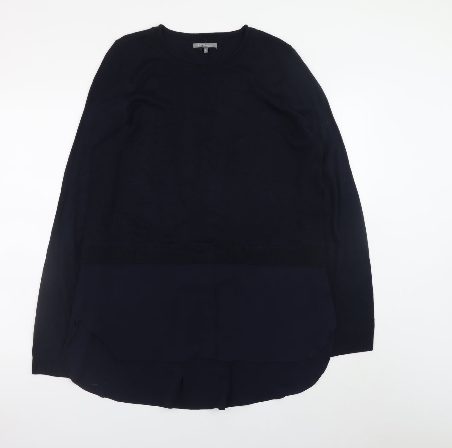 RETRO-ology Women's Black L Pullover Knit Jumper