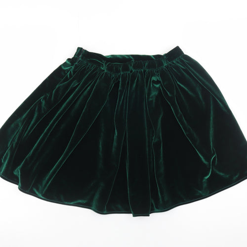 American Apparel Women’s Green Velvet Mini Skirt Size S