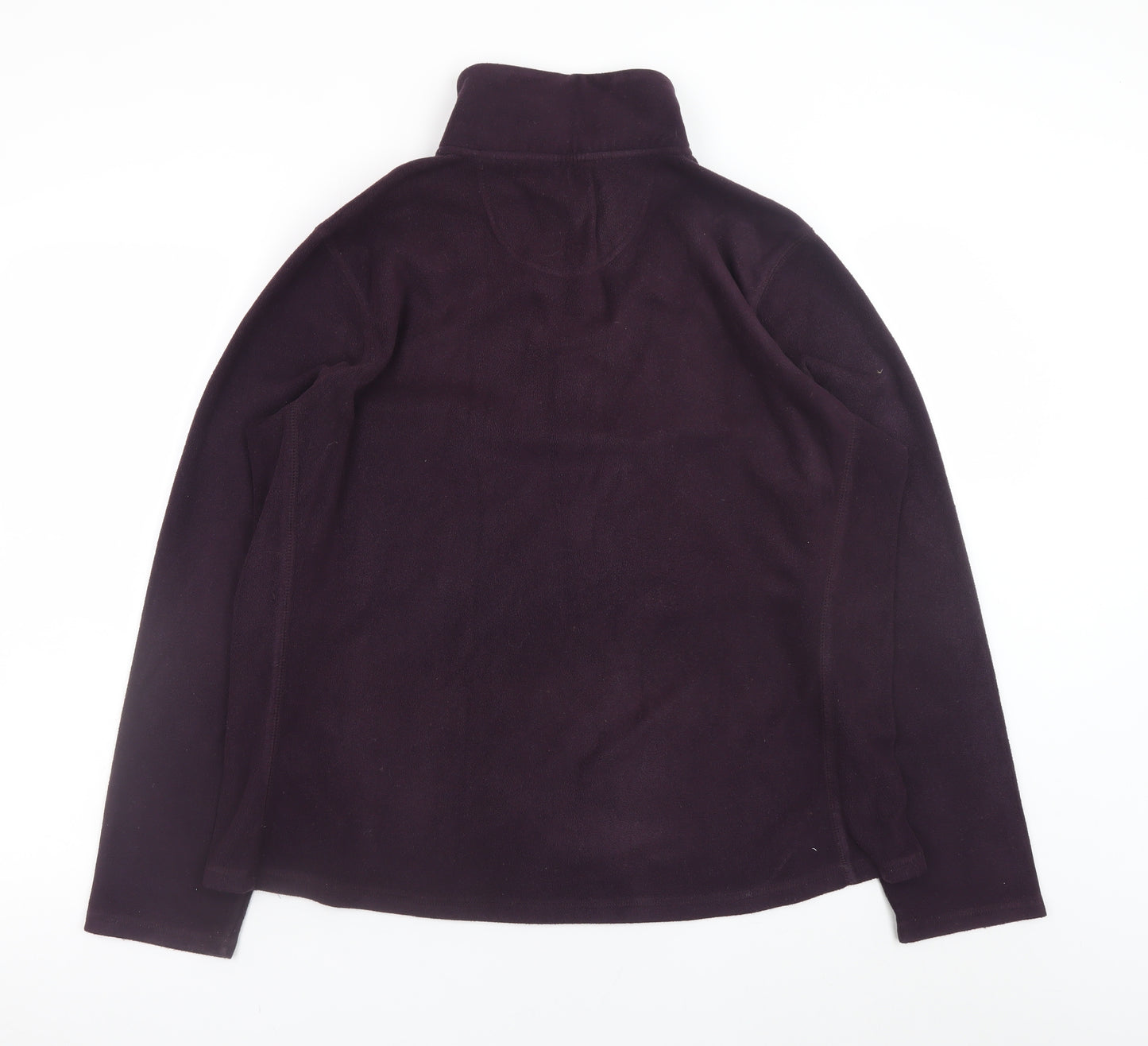 GAP Women's Purple Fleece 1/4 Zip Pullover Sweatshirt Size XL