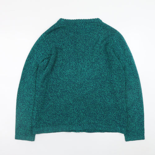 Honor Millburn Women’s Green Knit Button Cardigan Size 14-16