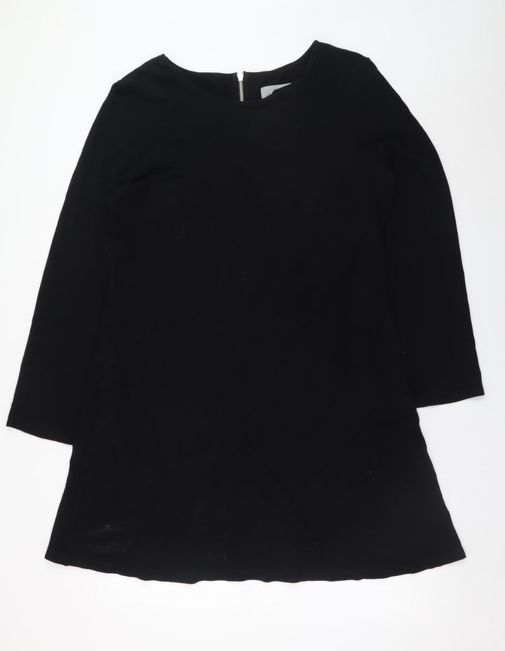 Wallis Women’s Black Long Sleeve Shift Dress Size 18