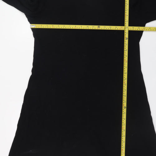 Wallis Women’s Black Long Sleeve Shift Dress Size 18