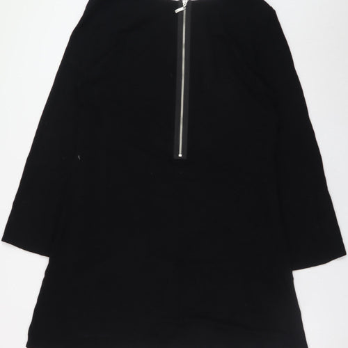 Wallis Women’s Black Long Sleeve Shift Dress Size 18