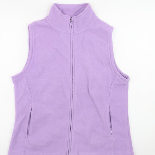 ISLE Essentials Women’s Purple Fleece Waistcoat Bodywarmer Size 14