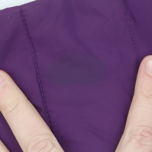 Freedom Trail Women's Purple Hooded Puffer Jacket Size 12