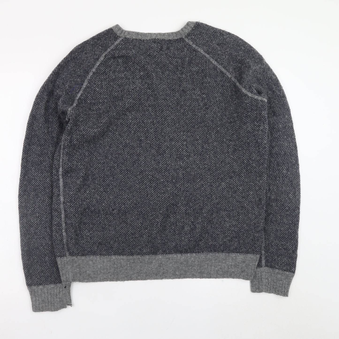 Gap Men’s Grey Wool Blend Crew Neck Pullover Jumper M