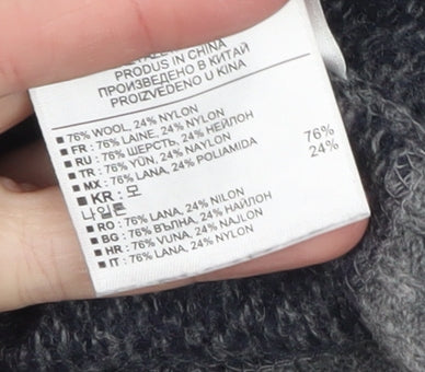 Gap Men’s Grey Wool Blend Crew Neck Pullover Jumper M