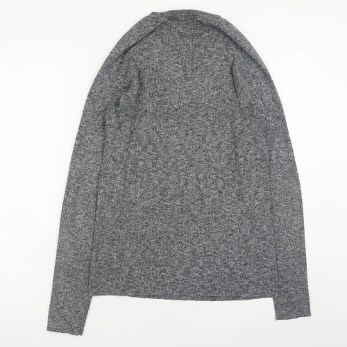 Maison Cinqcent Men's Grey Cotton Knit Pullover Jumper L