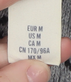 L.O.G.G. Womens Grey Fair Isle Knit Crew Neck Jumper Size 12