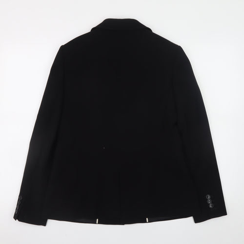 Hobbs Women’s Black Polyester Blazer UK 10 Classic Work Jacket