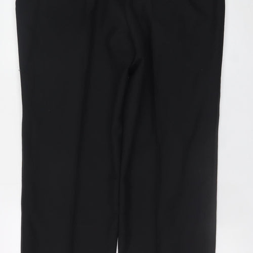 Drescott Men's Black 36in Classic Fit Pleated Dress Pants