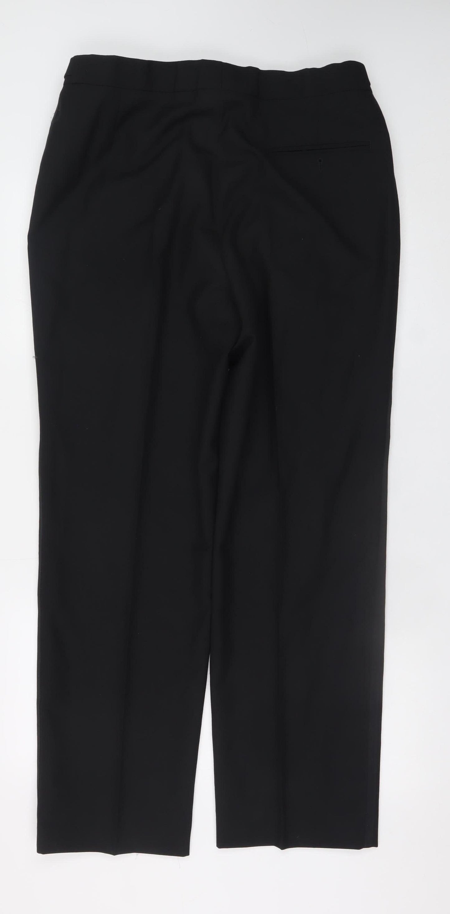 Drescott Men's Black 36in Classic Fit Pleated Dress Pants