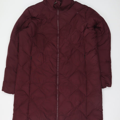 Columbia Women's Red 2XL Long Quilted Puffer Coat