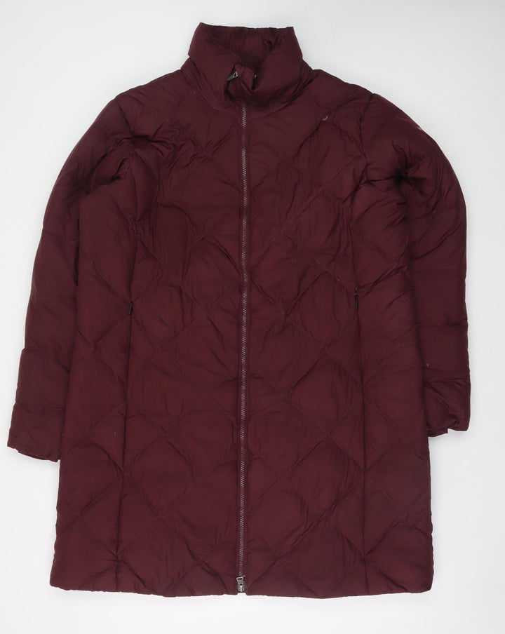 Columbia Women's Red 2XL Long Quilted Puffer Coat