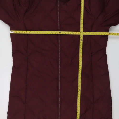 Columbia Women's Red 2XL Long Quilted Puffer Coat