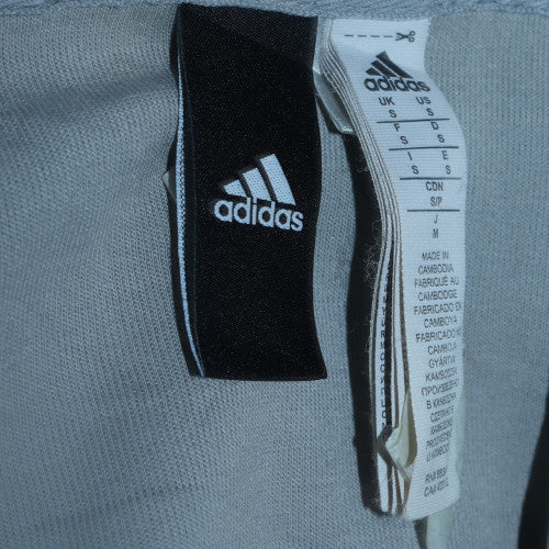 Adidas Men’s Grey Full Zip Hoodie Size S Regular Fit Sportswear