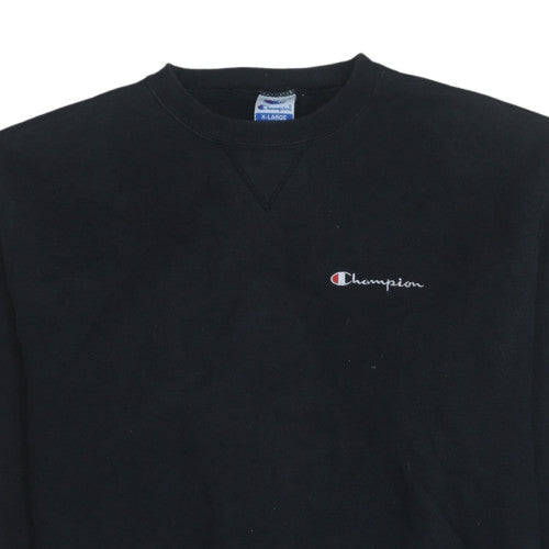 Champion Men's Black XL Pullover Fleece Sweatshirt