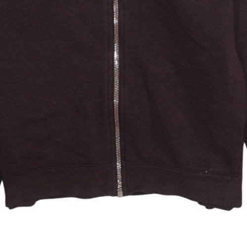 Nike Air Womens Black Full Zip Hoodie Size S Cotton Blend